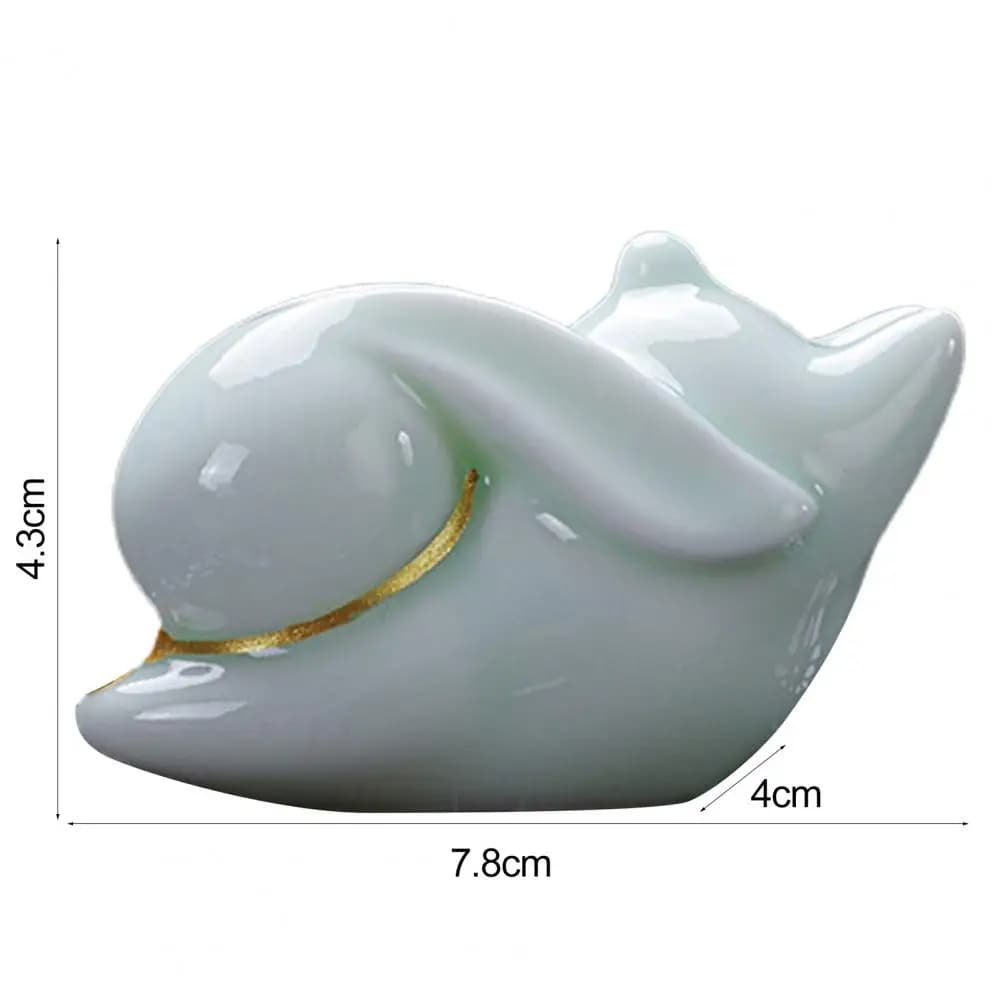 Bruciatore di incenso tradizionale Adorabile porta incenso in ceramica per gatti dei cartoni animati per bastoncini Decorazione domestica Forma di gatto carino per la casa