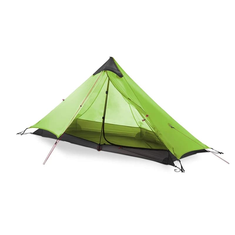 Tenda da Trekking Ultraleggera a 2 Posti con Doppio Strato in Nylon 20D e Silicone, Pali in Alluminio, Versione Migliorata