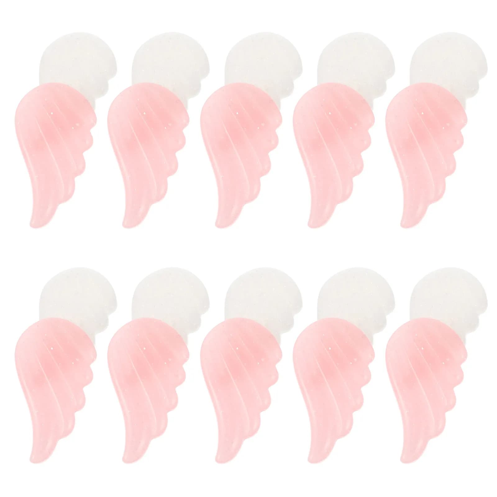 20 Pezzi Mini Ciondoli a Forma di Ali d'Angelo per Decorazione Fai-da-Te di Cover per Telefoni, Accessori in Resina per Creazione di Gioielli, Decorazione per Fermagli e Mollette per Capelli