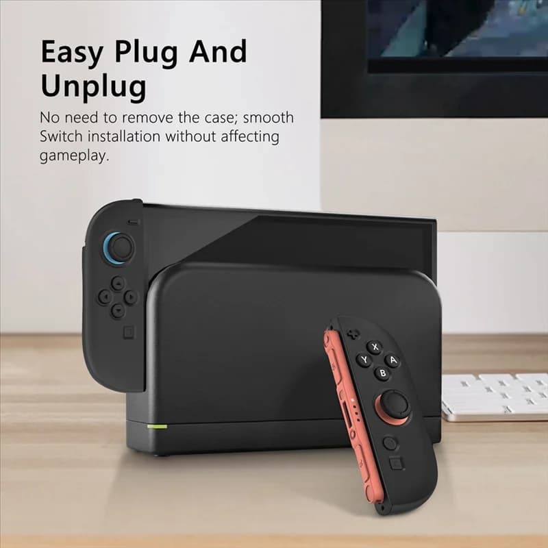 Set protettivo 4 in 1 per Nintendo Switch 2 Custodia protettiva per console di gioco con schermo in vetro temperato per Switch 2