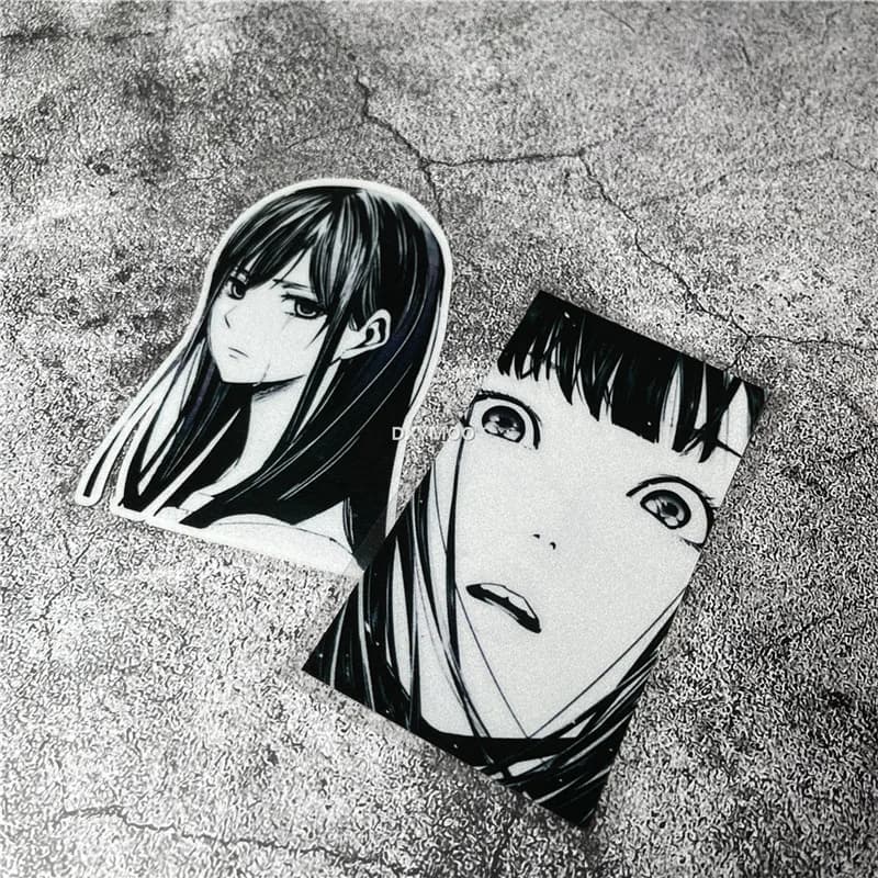 Window Laptop Anime Girl Vinyl Sticker WaterproofDIY Decal for Motorcycle Fuel Tank