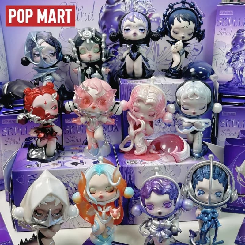 Hot Selling Genuine Products Popmart Skullpanda Sound Serie Surprise Blind Box Sp Handmade Trendy Cute Ornaments Collection Gift