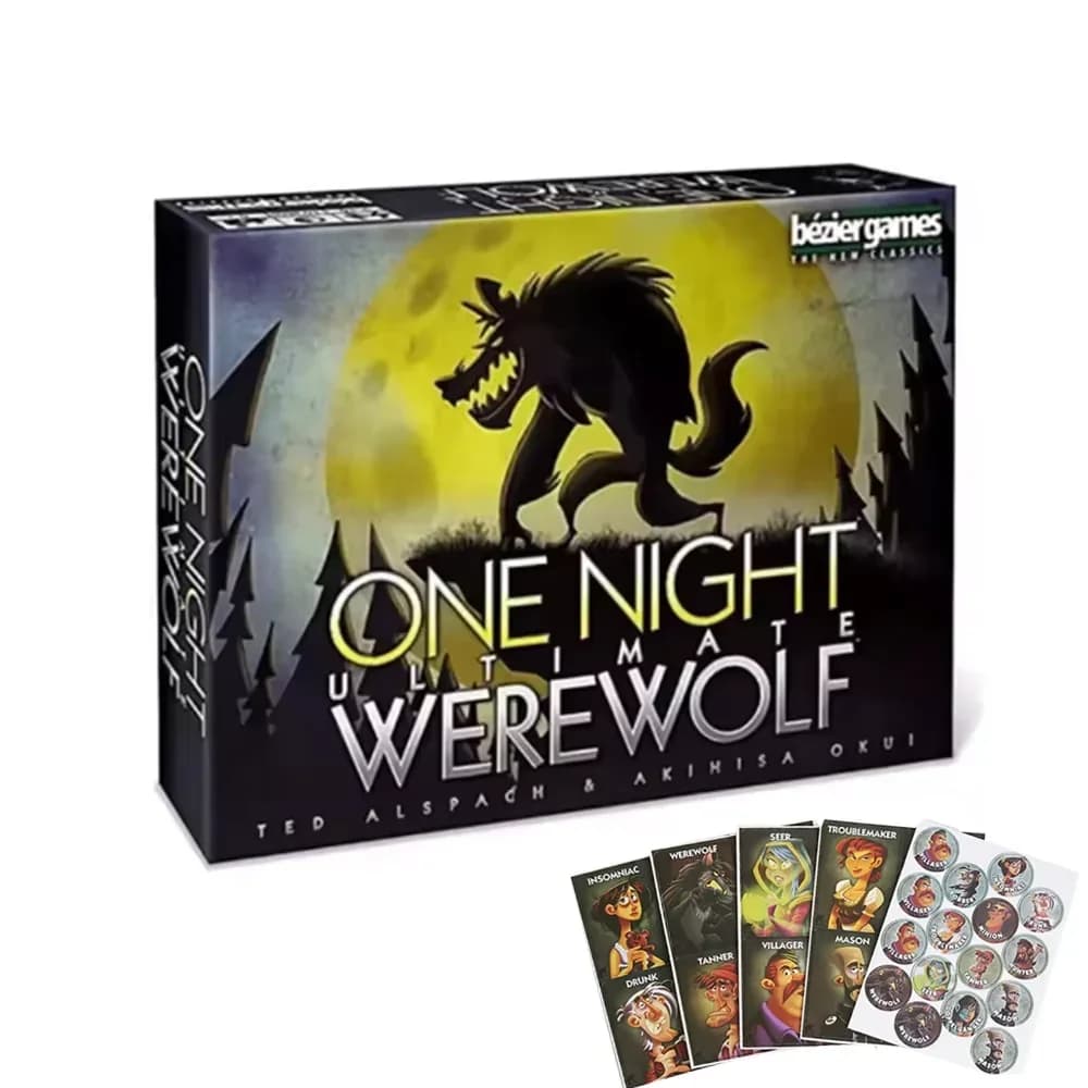 One Night Ultimate Werewolf: Gioco da Tavolo di Carte, Gioco di Carte Puzzle con Carte da Gioco, Libera l'Immaginazione Aggiungendo Divertimento alle Feste
