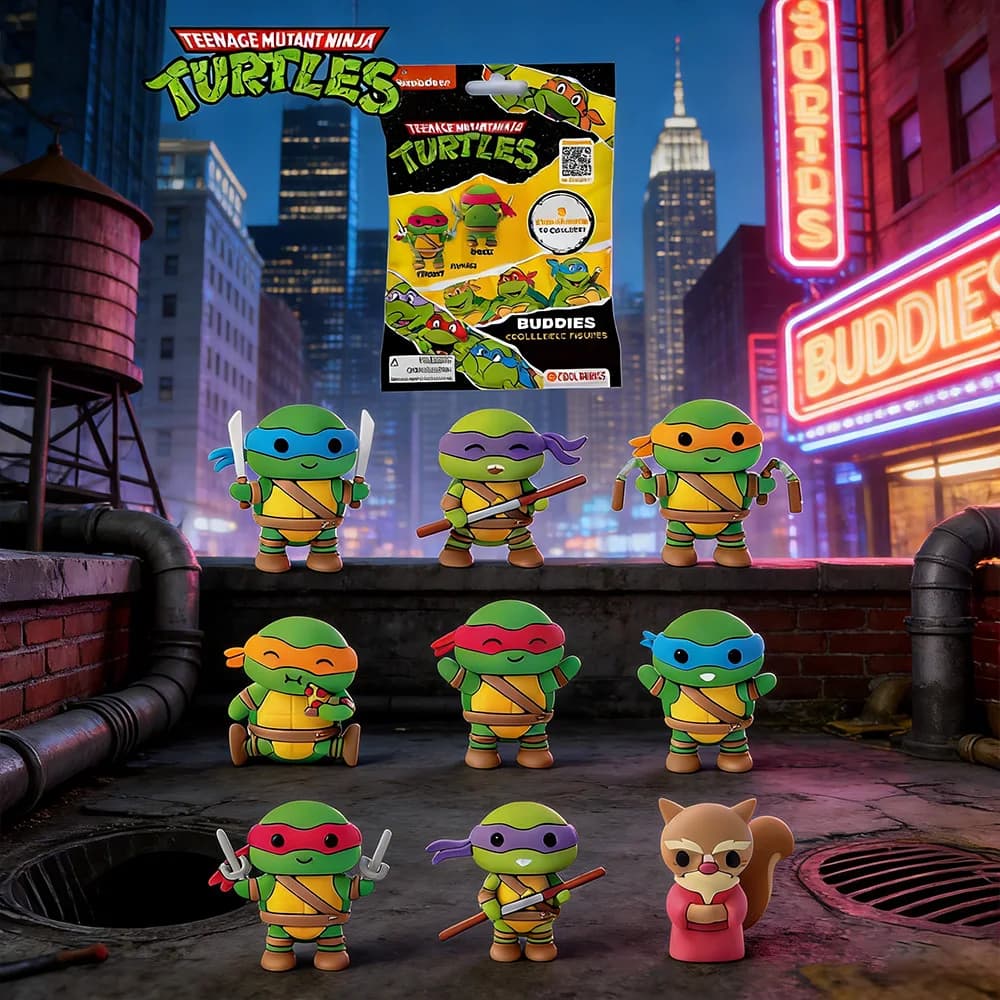 1PC Teenage Mutant Ninja Turtles Blind Bag Surprise Box 3D Collectible Figurines Anime Figure Miniatures Home Decor Random One