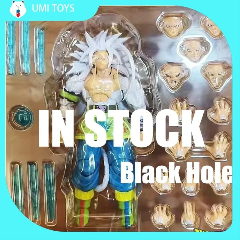 Spedizione in 24 Ore, Figura Anime Black Hole Ssj5 Goku, Super Saiyan 5 Son Goku, Action Figure Dragon Ball, Statuetta in PVC, Regalo
