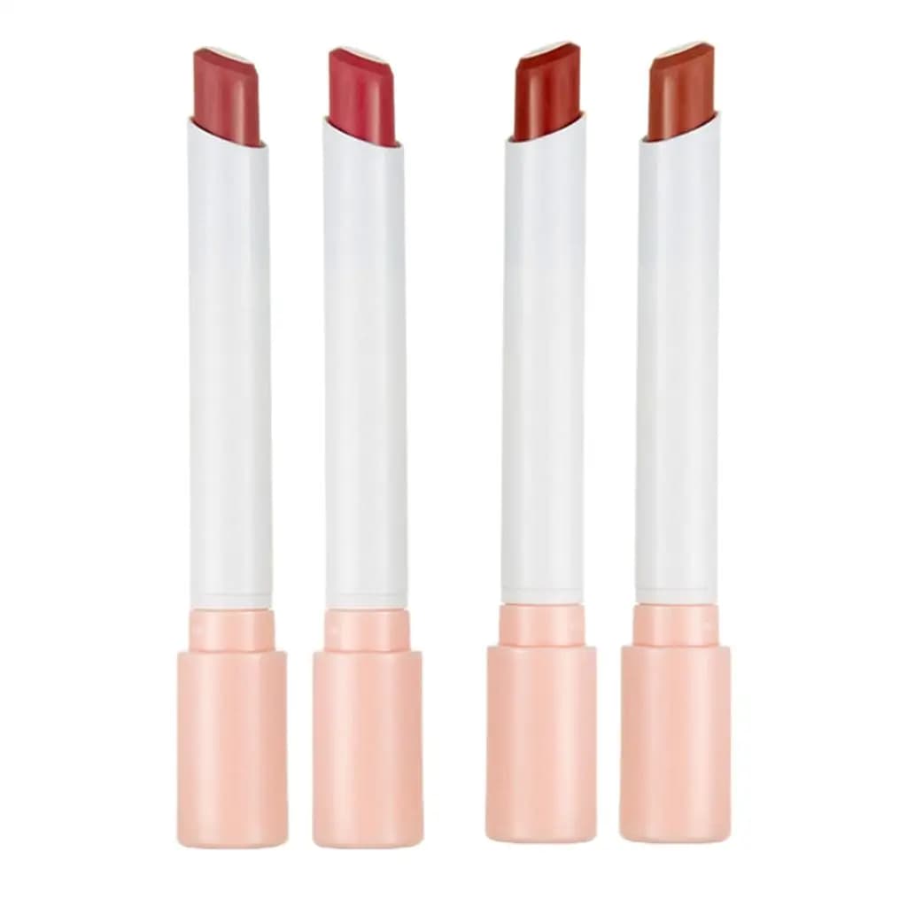 Confezione da 4 rossetti idratanti per il trucco Set lucidalabbra con rossetti a lunga tenuta