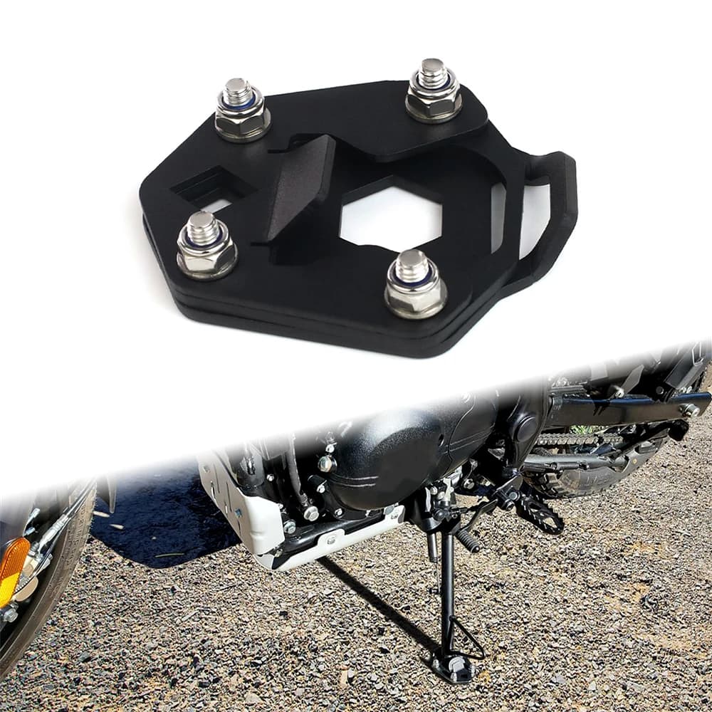Adatto per ROYAL ENFIELD HIMALAYAN 2020 2021 2022, Piastra di Estensione per Cavalletto Laterale, Allargatore per Supporto