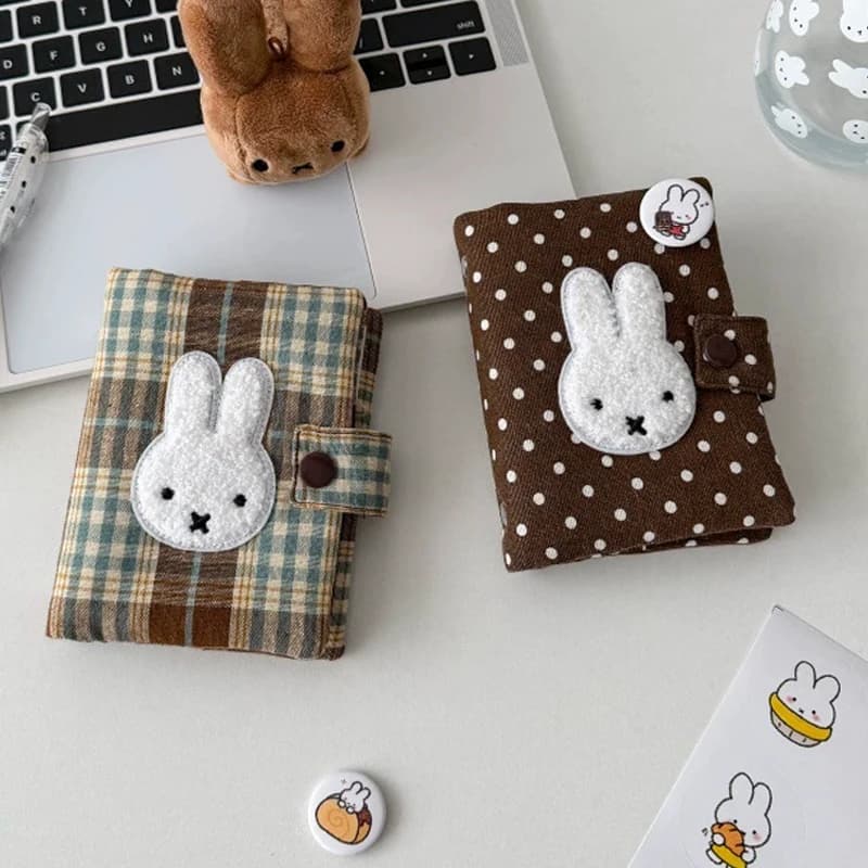 Porta Carte e Passaporto Miffy Rabbit, Custodia Porta Documenti, Borsa Portaoggetti Squisita, Clip Porta Passaporto Portatile a Cartone Animato, Regali per Coppie