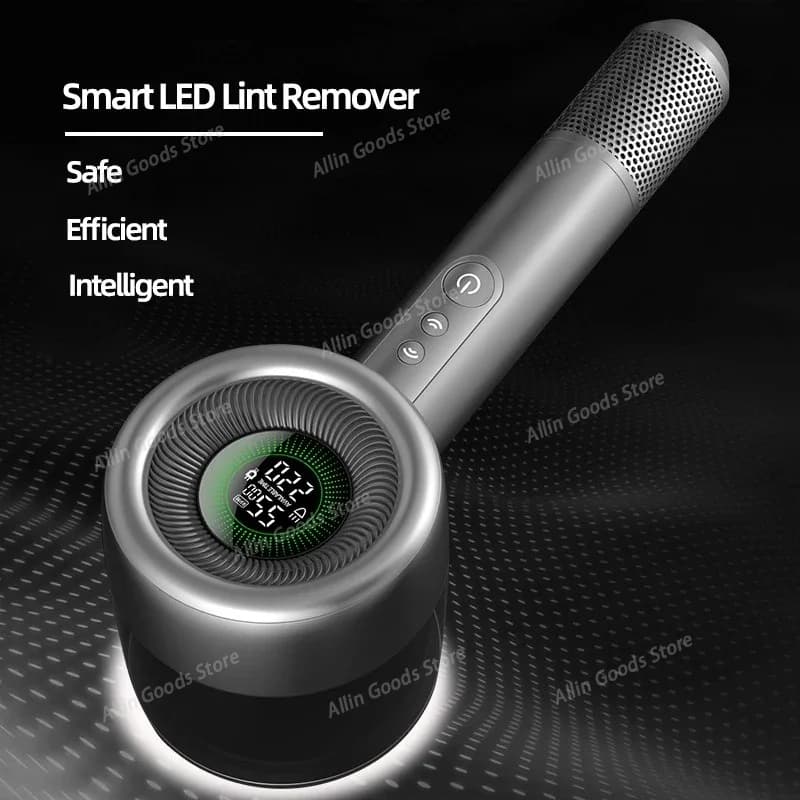 Digital Display Lint Remover 5 Speed Adjustable Rechargeable Fabric Shaver Household Clothes Fuzz Trimmer For Garment Depilling