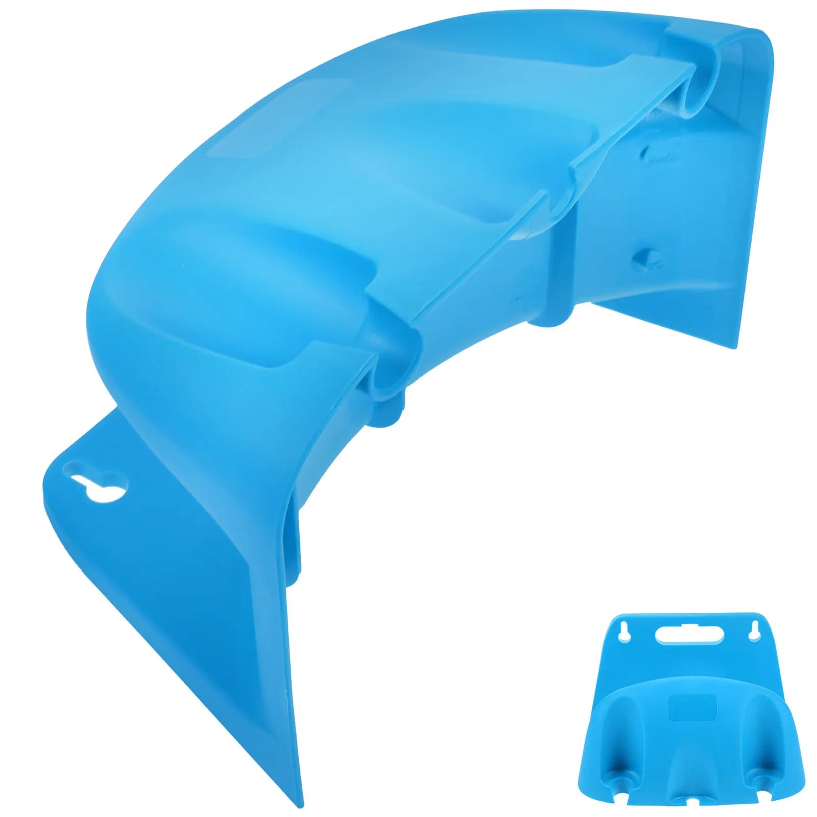 Heavy Duty Plastic Hose Hanger Wall Mounted Garden Hose Holder for Outdoor Faucet Fence Or House Side Storage Organizer