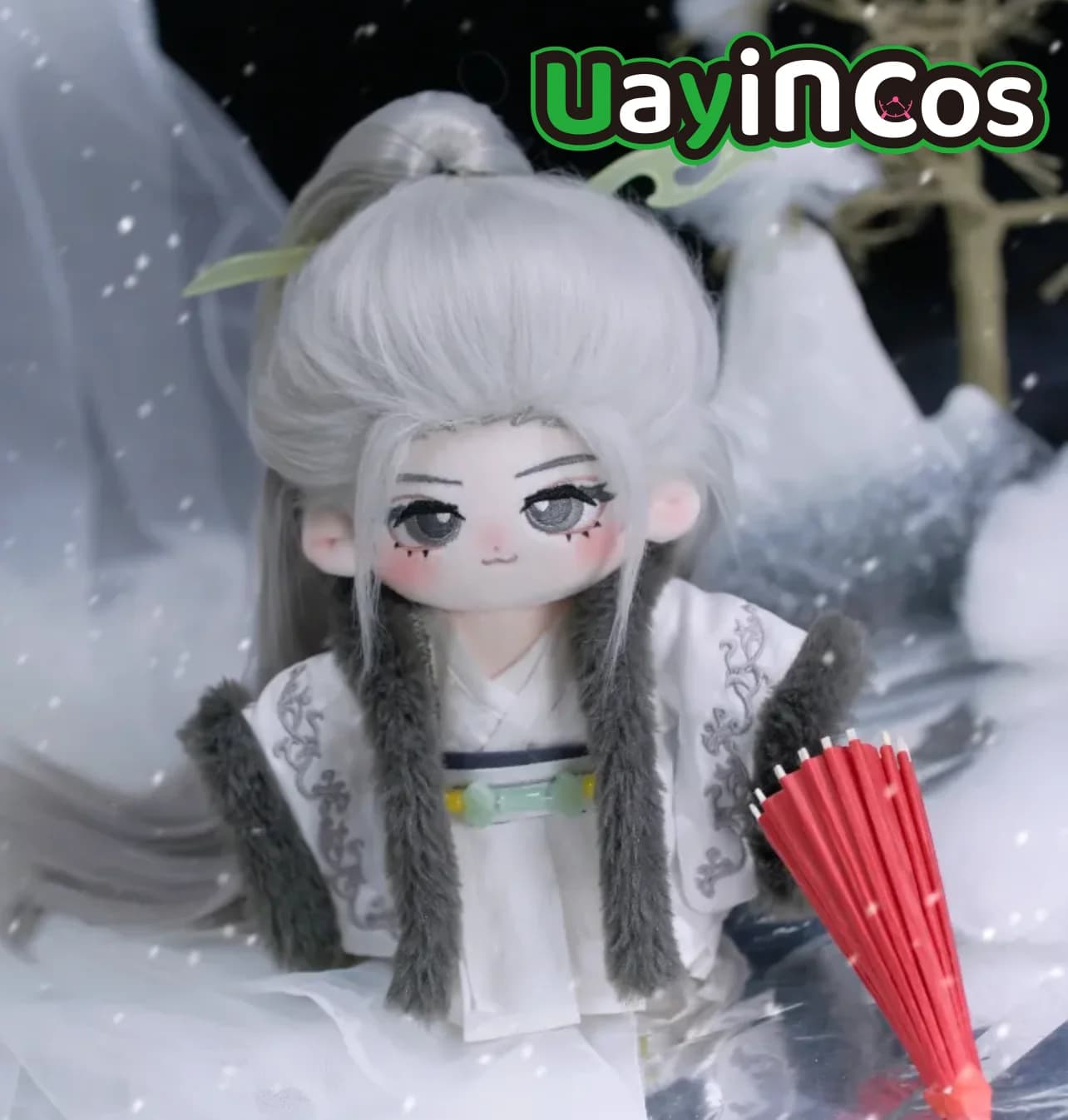 Available - 20 cm Official Plush The Vendetta of An Xie Huaian Cheng Yi with Dresses, Ancient Hanfu Ornament, Game Soul Character