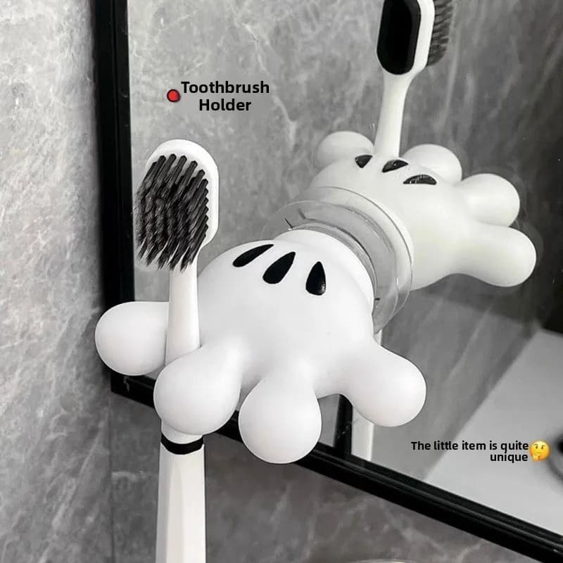 Supporto Creativo e Carino a Forma di Piedino con Ventosa Senza Foratura per Asciugamani, Salviette, Spazzolini e Organizzatore per Bagno