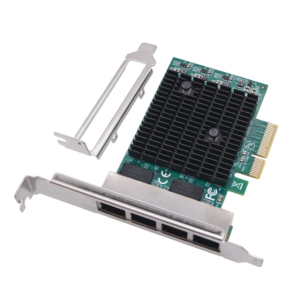 1/2/4 porta 2.5GB scheda di rete PCIe 2.5 adattatore interfaccia Gigabit Ethernet RTL8125BG Chip PCI Express adattatore LAN Ethernet per PC