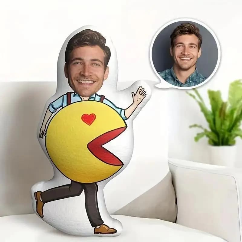 Cuscini con foto personalizzati a forma di cartone animato, regali per uomo, regali alla moda per coppie, cuscini con foto ricordo unici