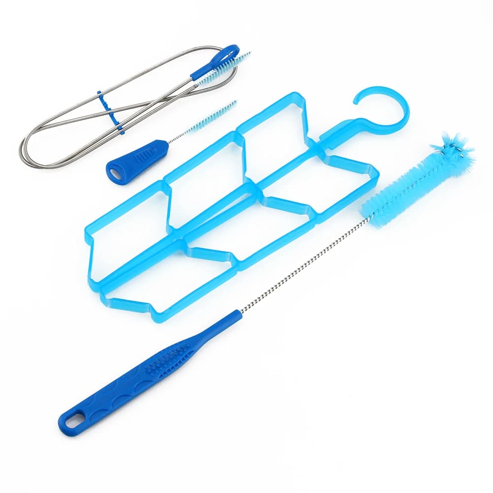 Kit di Pulizia 4 in 1 per Tubi di Sacche Idratazione, Spazzola Lunga per Pulizia Tubi di Zaini e Sacche Idratazione