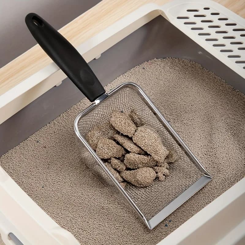 1pc Sturdy Mesh Cat Litter Scoop, Waste Cleaning, Suitable for Fine-grained Cat Litter with Excellent Filtering Function