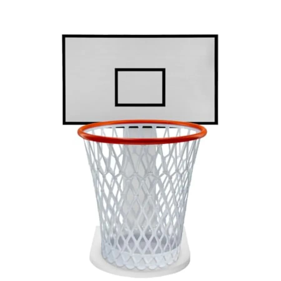 Basketball Hoop Wastebasket Set Including 1pc Basketball Trash Can Basketball Trash Can for Boys Room Decor- Christmas Gift for