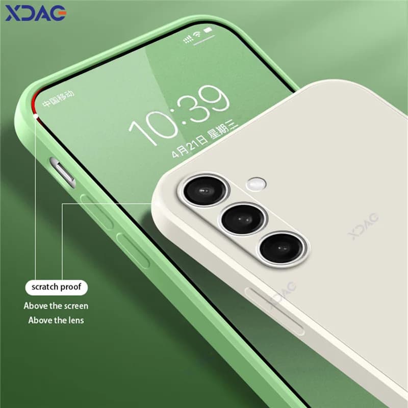 Custodia protettiva completa per telefono a doppio strato 360 per Samsung S25 FE S25FE SM-S731B Custodia posteriore in silicone liquido quadrato morbido Armatura