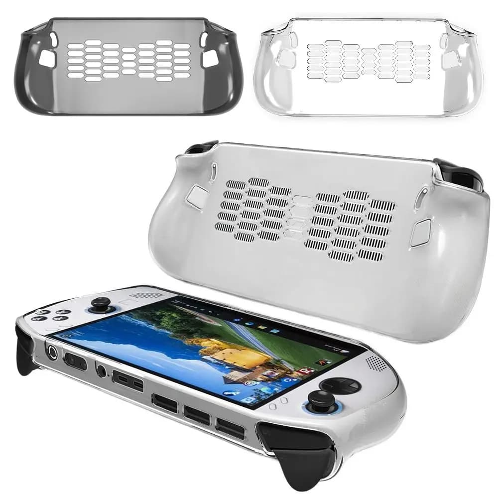 Custodia per console di gioco portatile trasparente 2025 Custodia protettiva antiurto in TPU Custodia morbida antiscivolo per host per Lenovo Legion Go S