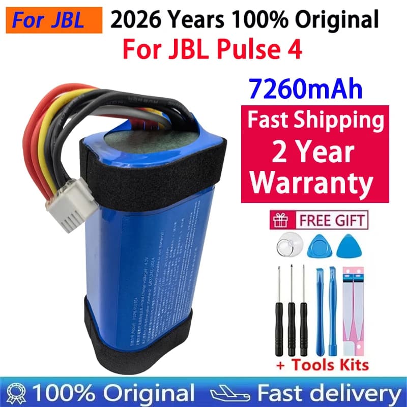 Batteria Originale 100% per Altoparlante Bluetooth JBL Pulse 4 (2026) - 7260mAh Ricaricabile