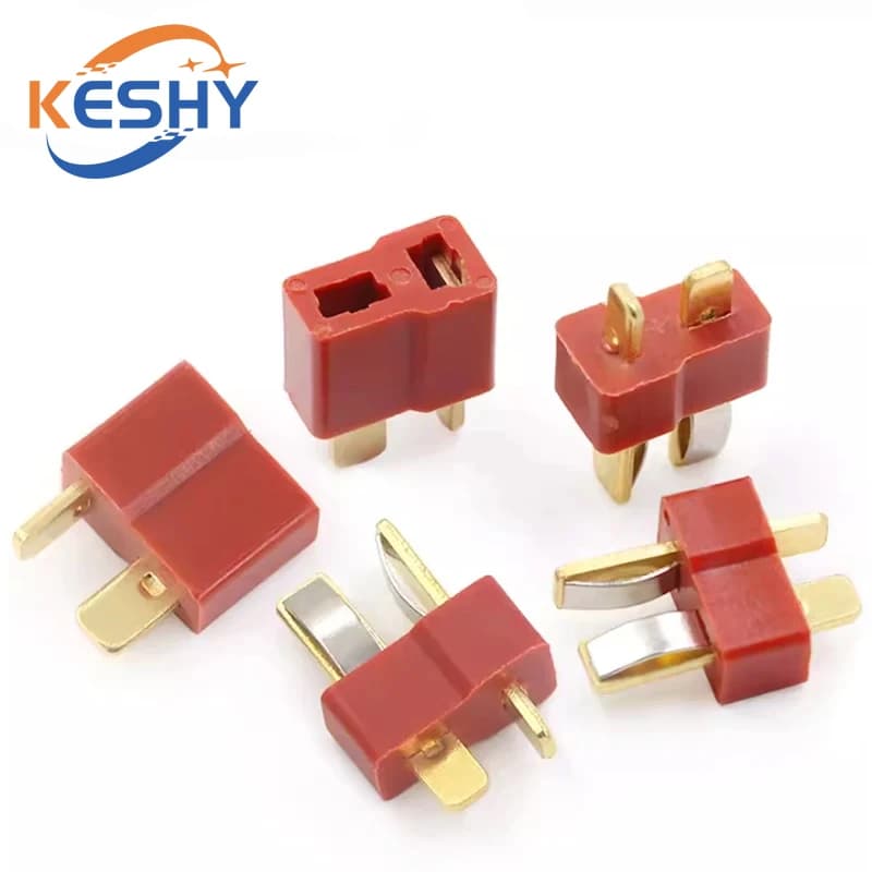 10 connettori a T maschio e femmina stile Deans per batterie LiPo RC, ESC e adattatori per elicotteri RC