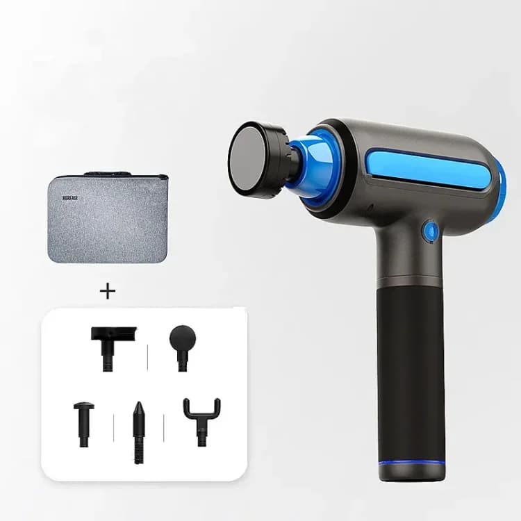 Mini Double Head Wireless Portable Massage Gun with Body Vibration, Muscle Relaxation, Deep Muscle Fabrics