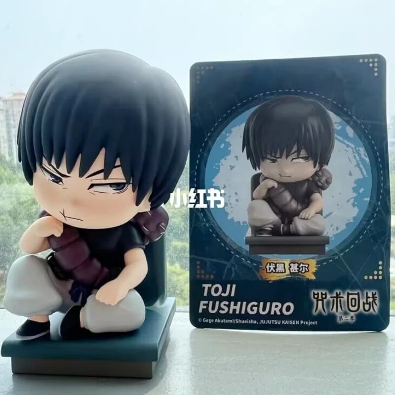 In Stock Genuine Jujutsu Kaisen Cute Sitting Blind Box Gojo Satoru Geto Suguru Fushiguro Toji Figurine Anime Merchandise Gift