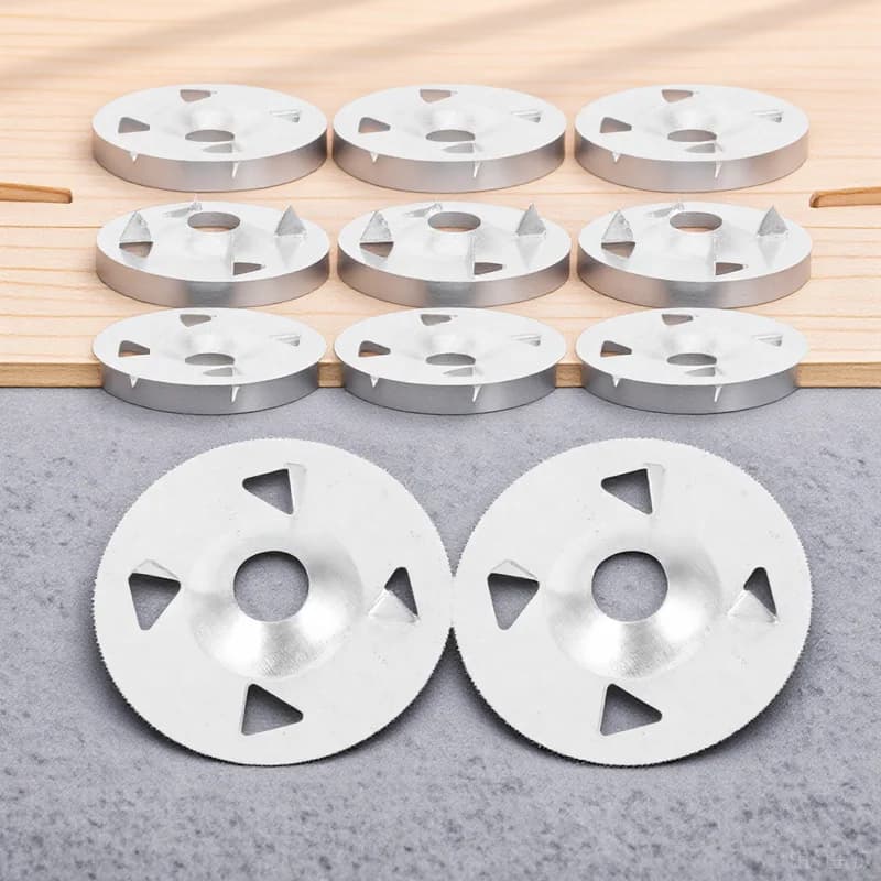 Rondelle metalliche per pannelli in schiuma da 100 pezzi Elementi di fissaggio per isolamento robusto Rondelle per pannelli isolanti in schiuma dal design compatto