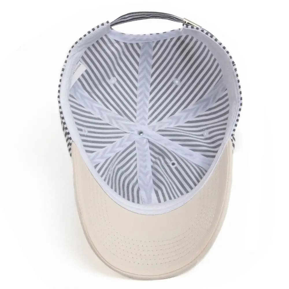 Nuovo Cappello da Baseball con Design a Righe, Regolabile, Traspirante, Versatile, Leggero, per Uso Quotidiano