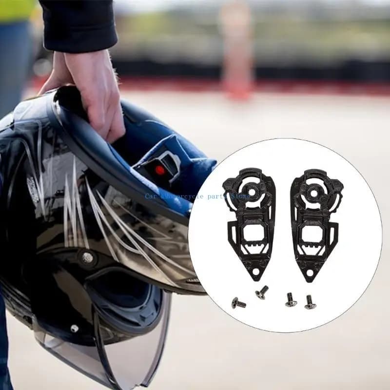 Y9UC 1 paio visiere per caschi da piastra base per ingranaggi base per visiere ricambio per visiera accessorio per