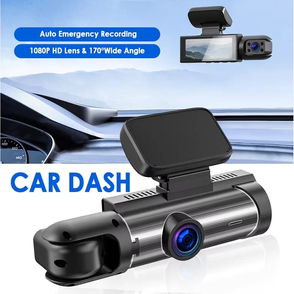 Dash Cam WiFi HD 1080P for DVR Camera for Car Video Recorder Night Vision Automatic WDR Voice Control Mode Wireless Parking 24 Hours