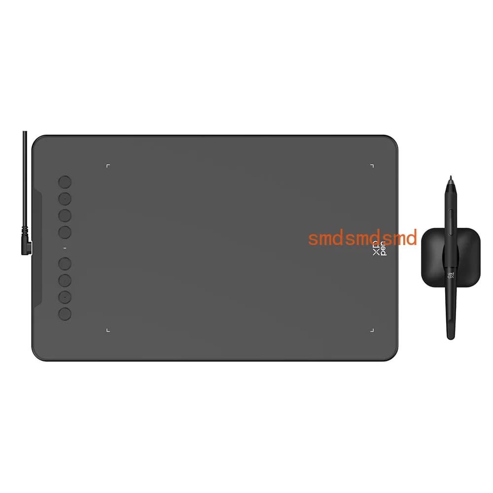 Tavoletta grafica digitale 01 V3 da 10x6 pollici con penna senza batteria a 16384 livelli, supporto per Windows e Mac per disegno e animazione