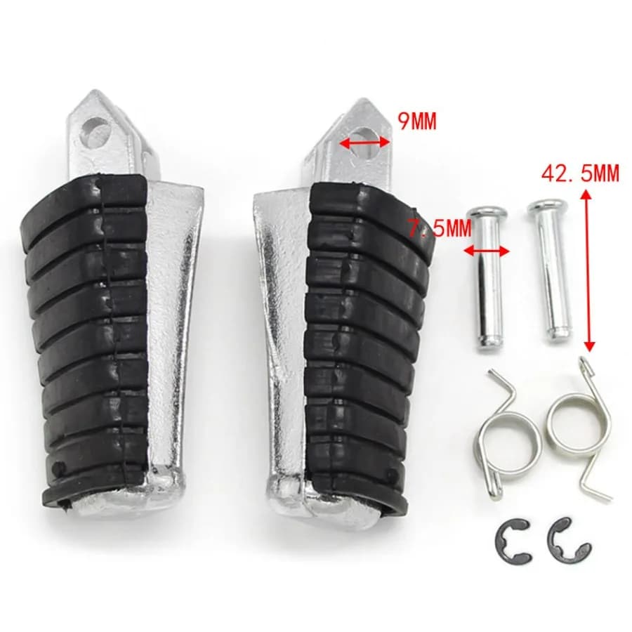 Pedale anteriore del motociclo per YAMAHA V-MAX1200 Virago 250 XV250/125 V-star/Dragon Star XVS650 XVS400/250 XV1100 Poggiapiedi Pioli Parti