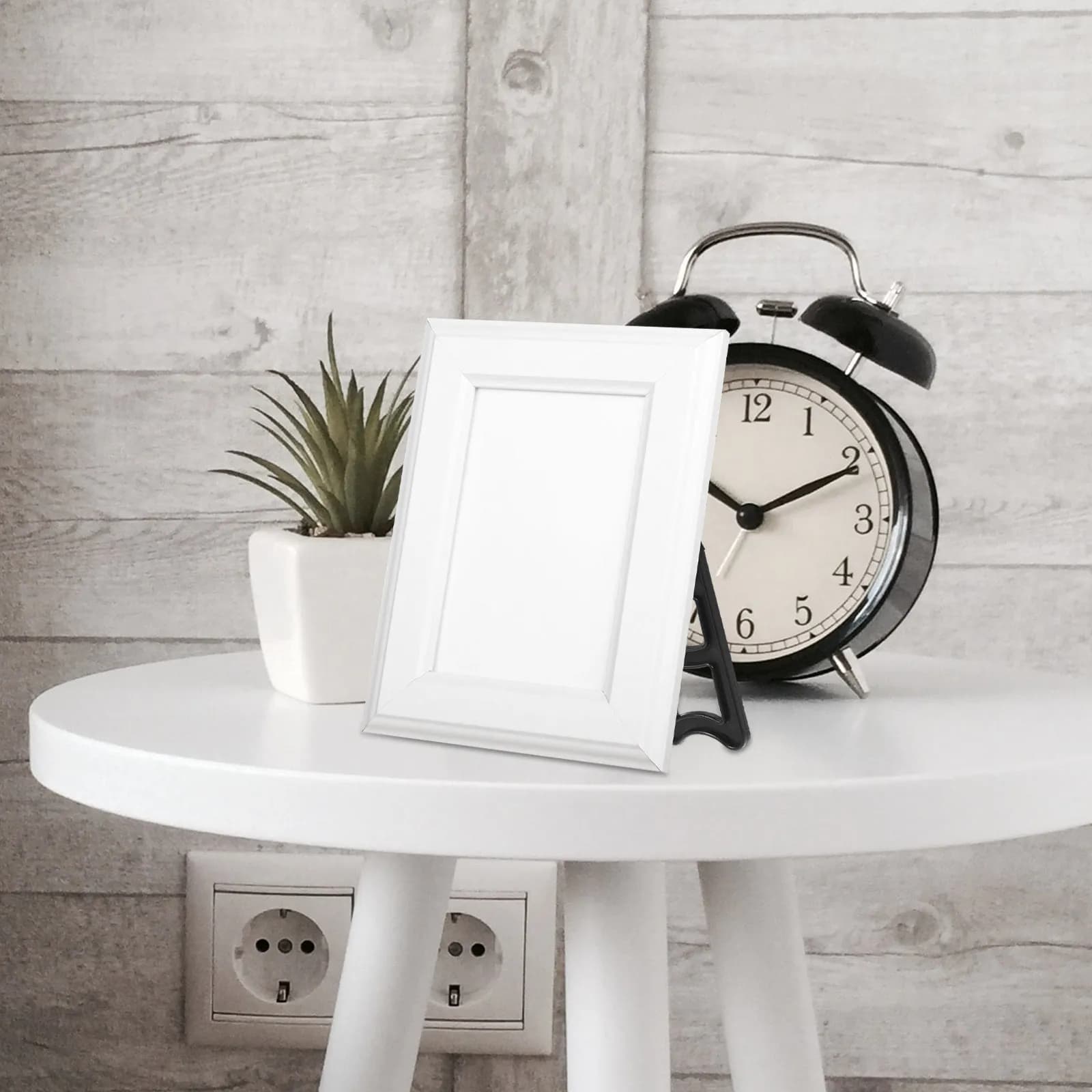 20 Pezzi Supporto per Cornici in Plastica Dura Liscia, Design Semplice ed Elegante per Esposizione di Foto e Opere d'Arte, per Scrivania e Ufficio