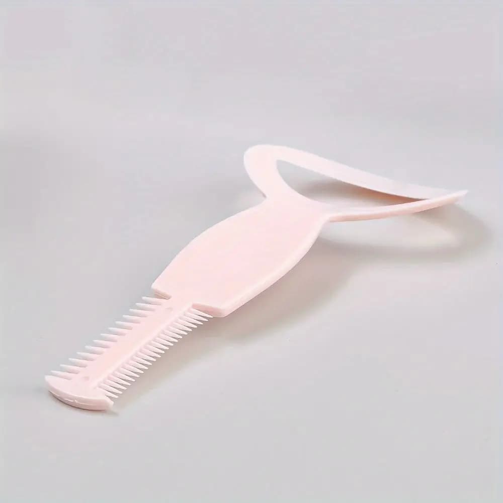Stencil per Eyeliner in Plastica Riutilizzabile per Principianti, Ausilio per Applicazione con Pettine, Protezione per Mascara, Strumenti Ausiliari per il Trucco