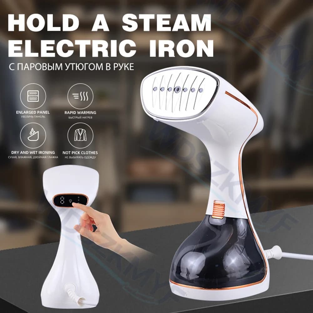 2026 2-in-1 Handheld Steamer Iron Fast Preheat EU/US Multifunctional 1780W Portable Home Travel Small Fabric Clothes Steamer
