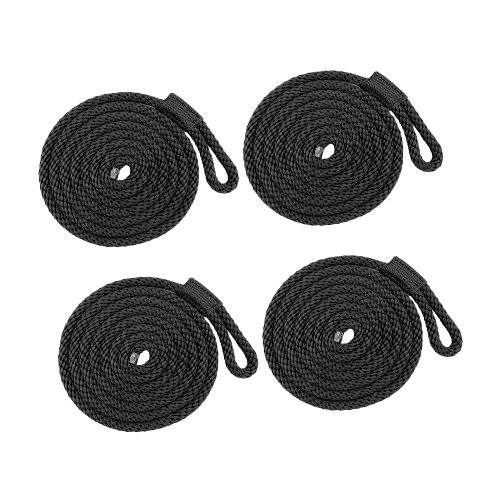 4Pcs Fixing Line Boat Docking Line Boating Marine Boats Rope Boat Fenders Rope