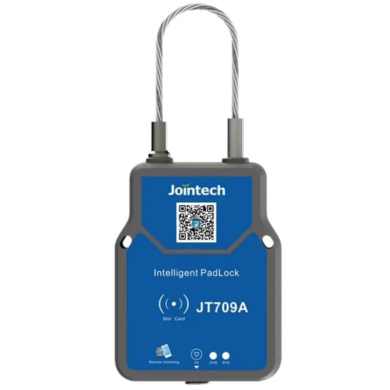 Jointech Jt709A Logistic Cargo Lock Gps Tracker Smart Ble Gps E-Seal Tracking Lucchetto Wagon Chiusura elettronica Guarnizione di navigazione