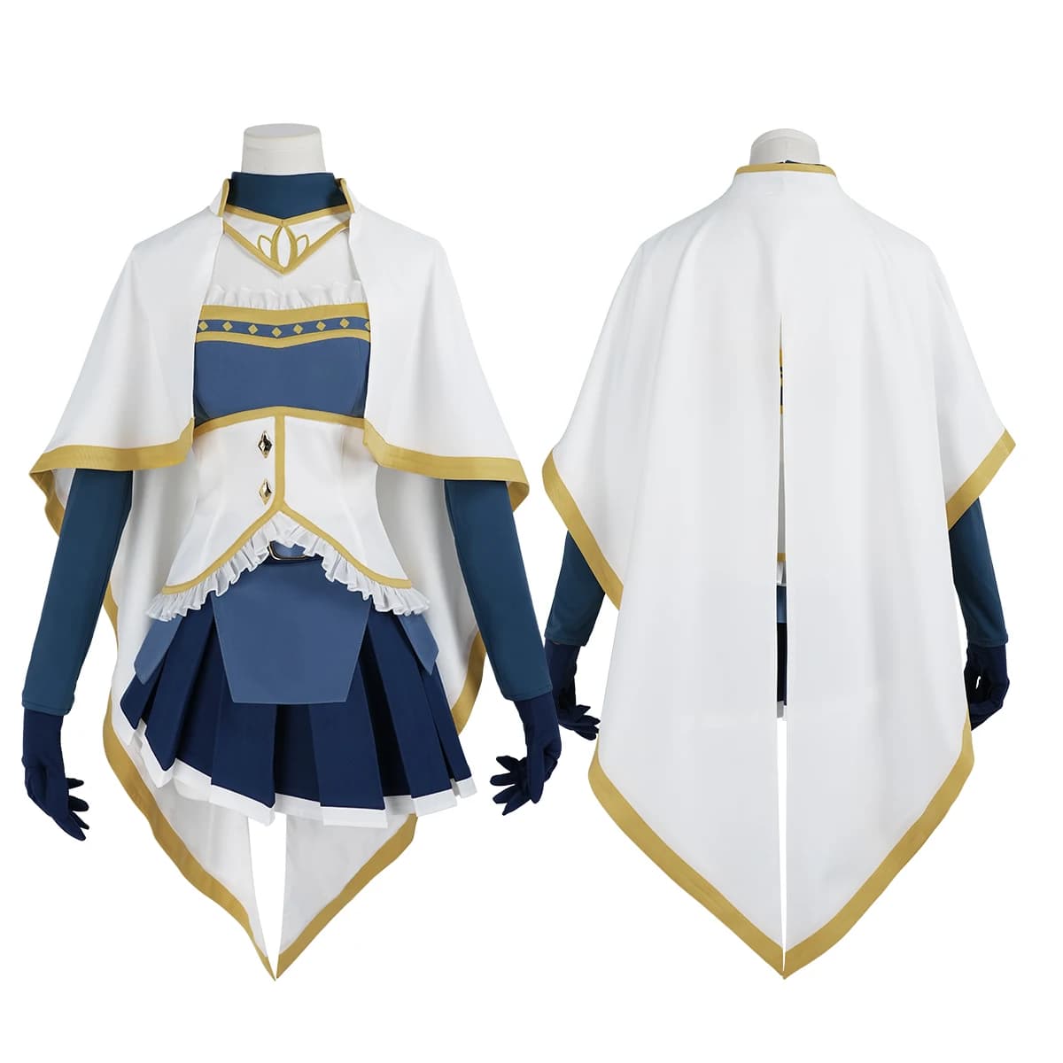 HOLOUN Puella Magi Madoka Magica Anime Sayaka Miki Cosplay Costume Skirt Shawl Convention Halloween Christmas Party Outfit