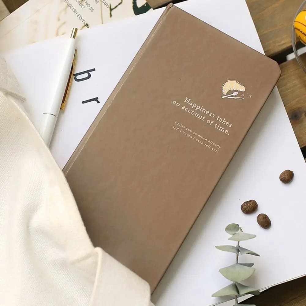Agenda Planner da 168 Pagine, Quaderno con Carta Spessa Multifunzione 180 ° Quaderno Piatto Serie Art Forest Creativa