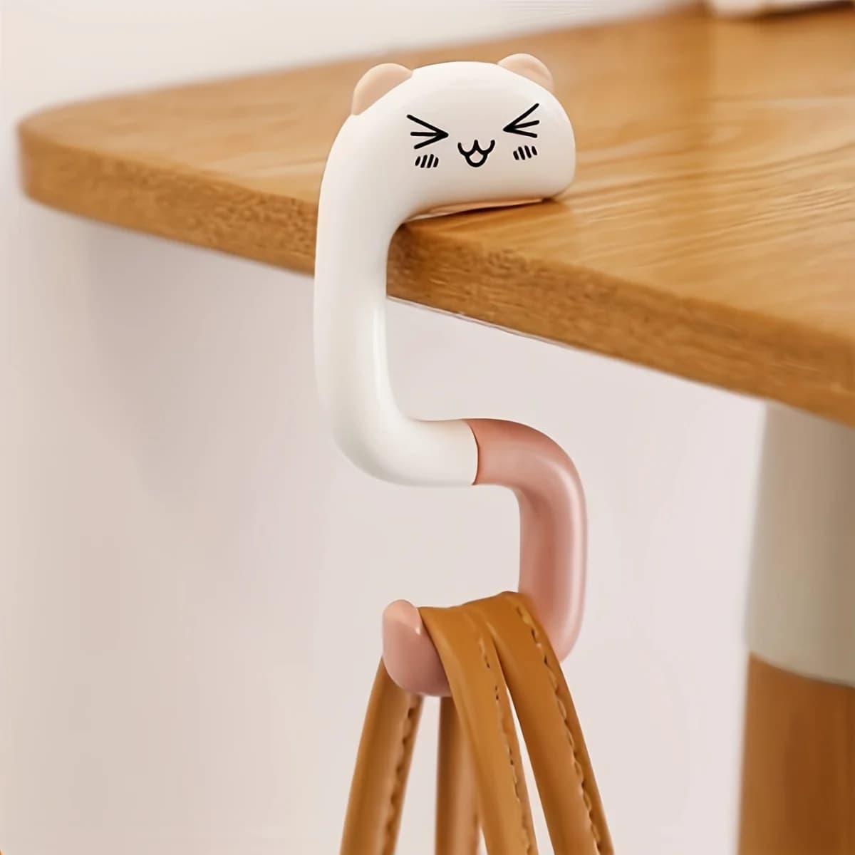 2 piece student backpack hook, mobile desk board, suspended bag artifact without punching, portable office desk, desktop hook
