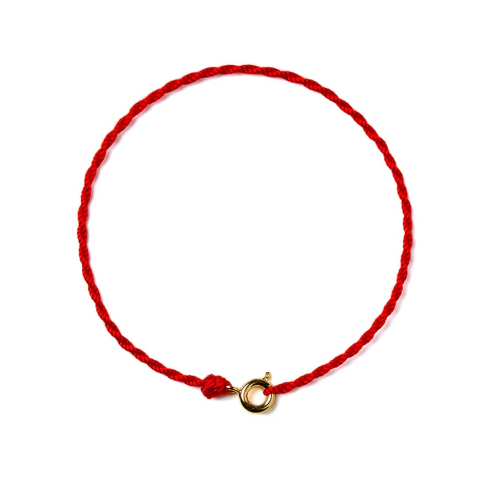 Bracciale fatto a mano con cordino rosso sottile con chiusura per protezione da donna Bracciale coordinato fai-da-te per coppia di gioielli con cordino da surfista in nylon