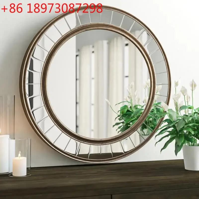 Specchio decorativo per soggiorno europeo, specchio decorativo per bagno, parete di fondo, ingresso