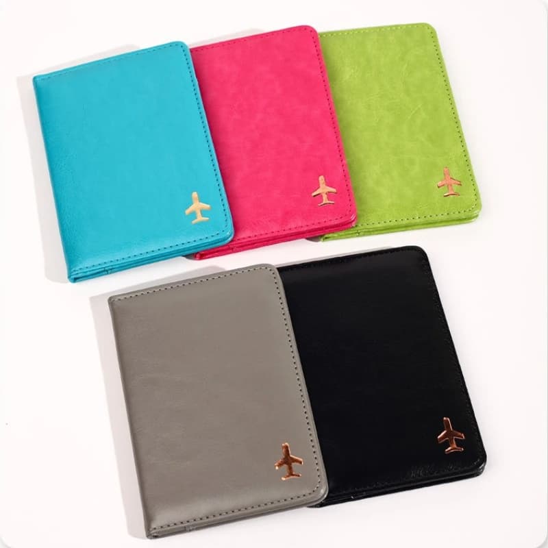 PU Leather Passport Holder Multi Card Slot Passport Wallet Documents Case Passport Cover Id Card Holder Travel Wallet