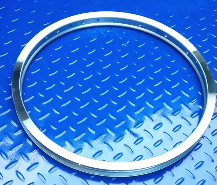 Thickened 20 Inch Vehicle Wheel Rims 36 Holes Aluminum Alloy Bike Rims Silver Front And Rear Wheel Rims for Cycling ...