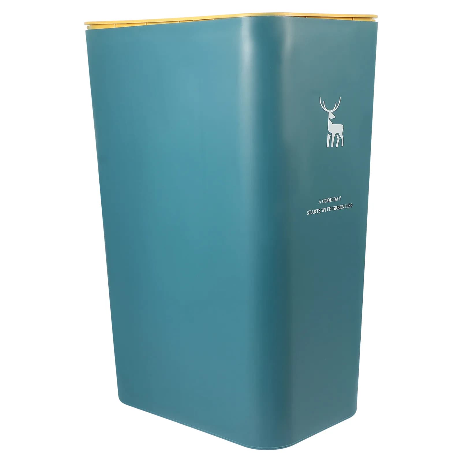 Cestino per Rifiuti in PP Rinforzato e Robusto con Coperchio, per Bagno, Camera da Letto, Dormitorio, Cucina, Spazi Ristretti, Riutilizzabile