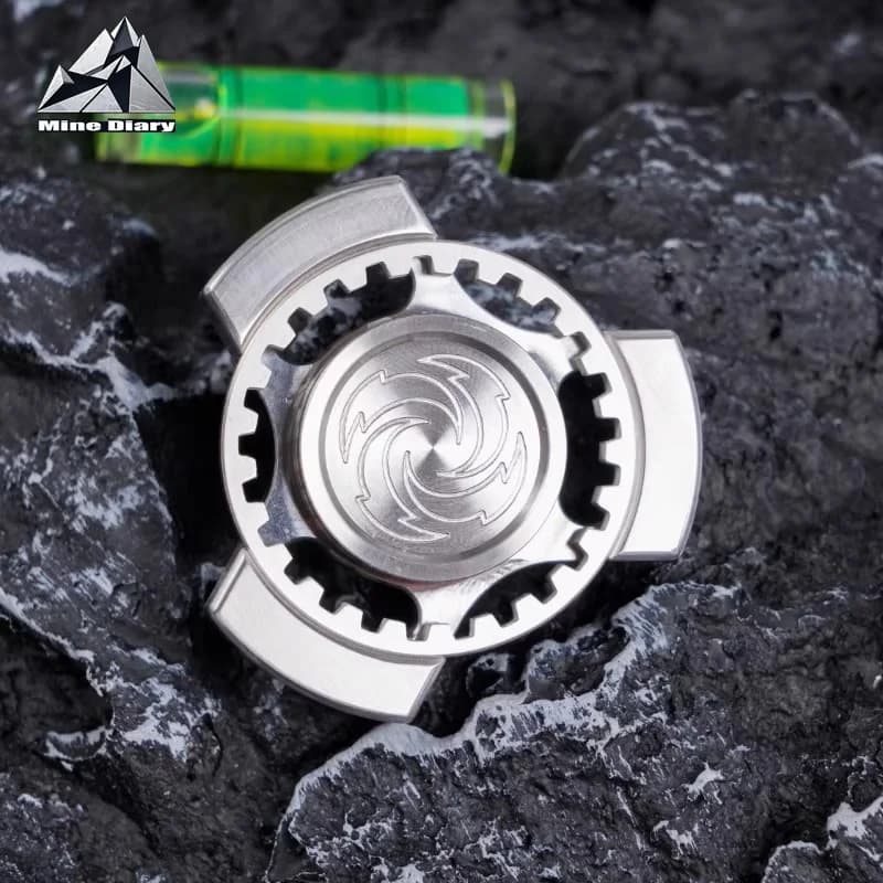 Vortex Gear Fidget Spinner EDC Acciaio inossidabile Mano per adulti Spinner Fidget Toys Strumento ADHD Scrivania da ufficio Giocattoli antistress
