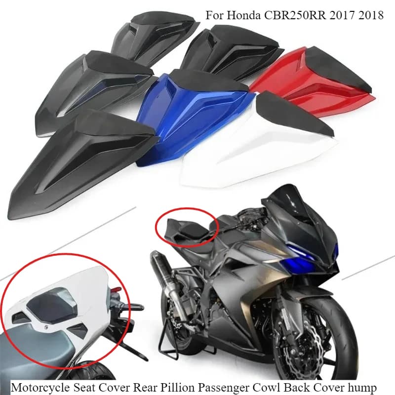 Coprisella Posteriore Moto per Passeggero, Coperchio Posteriore a Gobba per Honda CBR 250 RR CBR250RR 2017 2018