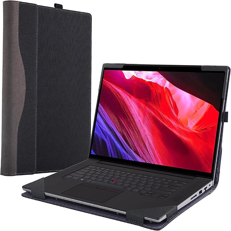 Custodia Cover per Lenovo ThinkPad P1 Gen 6 5 4 16" Custodia staccabile per notebook Borsa per computer Custodia protettiva in PU Regali
