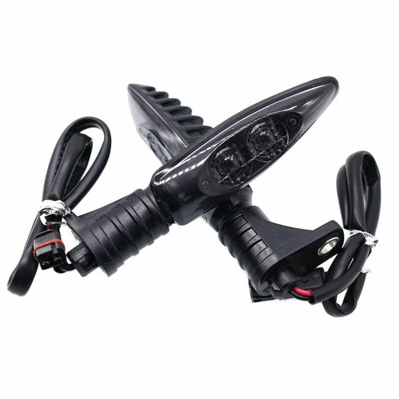 1 Pair 12V Smoke Black Motorcycle Front Turn Signal Light Lamp Indicator Fit for BMW HP4 S1000R S1000RR R1200GS R1200RS F700GS